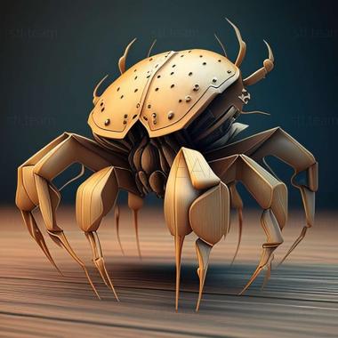 3D модель Ixodes nitens (STL)